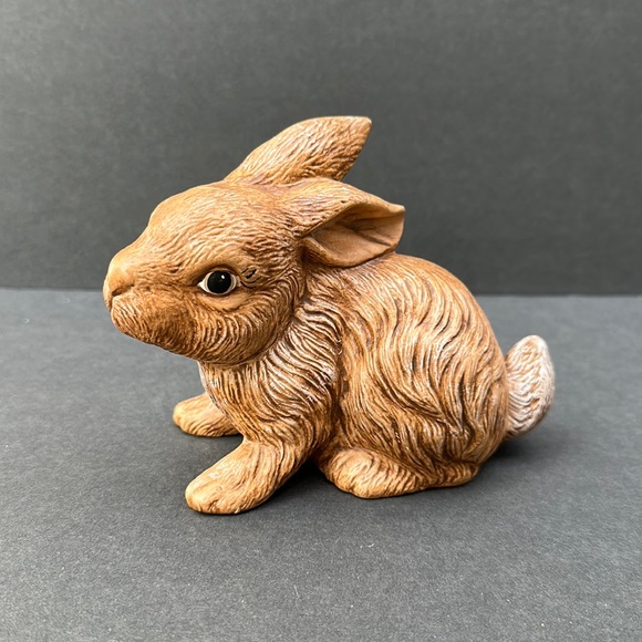 Ceramic Brown Bunny - Picture 1 of 8